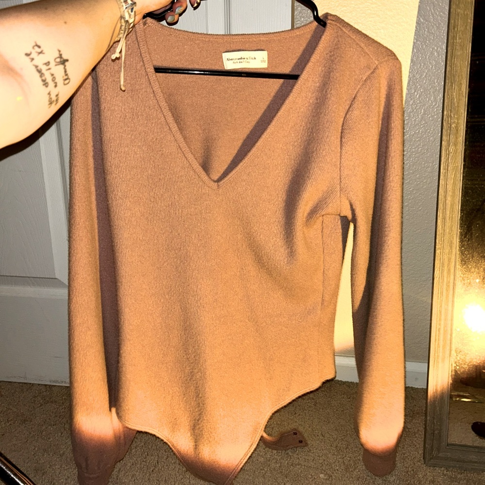 Abercrombie & Fitch Mauve Bodysuit